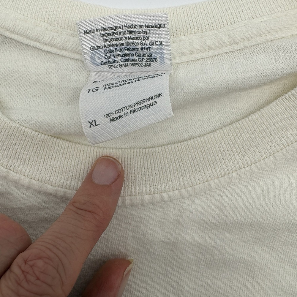 2010 Million Air SLC Aviation T Shirt Mens XL Salt Lake City Pilot Off White - Picture 4 of 13